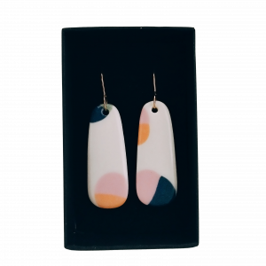 Tombantes balles 1 Boucles d'oreilles